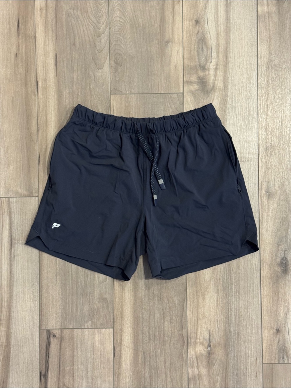 Fabletics Men's Deep Navy Athletic Performance Shorts 5”
